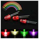 100 x 10mm Red Yellow Blue Green White Diffused Bright 5K MCD LED Leds Ligh F9U5