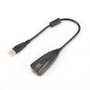 5H External USB Independent Sound Card 5Hv2 Headset Converter7.1Desktop LaptME