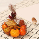 Simulation Pumpkin Maple Leaves Halloween Home Decoration Accessories Y9U1
