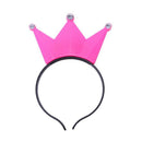 5pcs LED Flashing Diadem Crown hair band Christmas Birthday Party Prince Pr