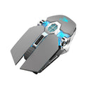 X13 2.4GHz Wireless Gaming Mouse USB Rechargeable Backlight Mice (Grey)