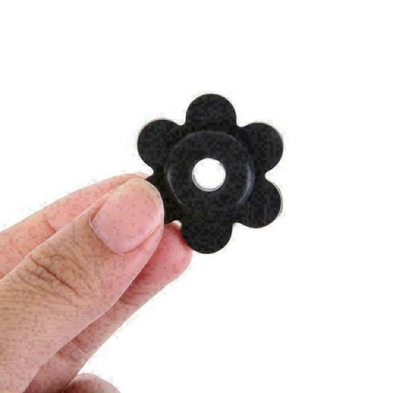 1 Set Garden Flag Pole Stand Rubber Stopper Flower Stopper New Rubber H1Y6 F1O3
