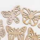 10x DIY Wooden Butterfly Shapes Wedding Party Xmas Decorations Wood Pieces