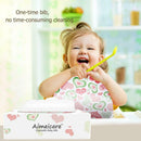 10pcs Disposable Non-Woven Baby Bib Feeding Apron Scarf Travel Saliva Paper