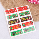 100Pcs Merry Christmas Paper Sealing Stickers Diy Gifts Labels Candy Bag T ME