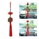 Copper Coins Red Chinese Knot Wealth Success Lucky Car Home Ornaments Decor
