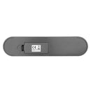 2X(Ts-S25 Temperature Display Contact Led Mirror Clock With Alarm and Snooz