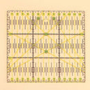 Acrylic Material Patchwork Quilting Ruler (5.91 inch x5.91 inch ,Yellow, tr X6B9