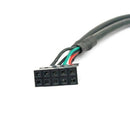 (2-Pack) 50CM Dupont 10 Pin Female Header to 2 Port Dual USB 2.0 Type A Fem