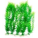 Aquarium Fish Tank Grass Plants Ornament Decor, 10-Piece, Green R7P6