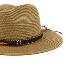Western Cowboy Hat Sun Hat for Men Cowgirl Summer Hats for Women Lady Straw