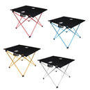 Folding Aluminum Camping Picnic Table Dining Desk Outdoor Gear Red