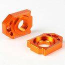 Rear Chain Adjuster Axle Blocks For Ktm Sx Sxf Xc Xcf Exc Excf Xcw Xcfw 85
