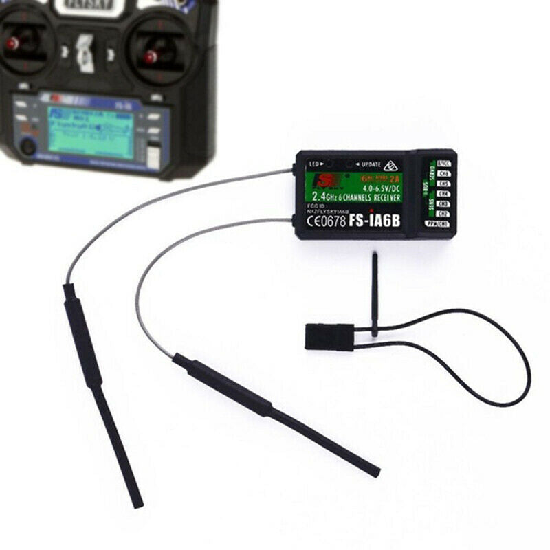 for Flysky i4 i6 i10 Transmitter 2.4G 6CH FS-iA6B Receiver Output w/ iBus Port