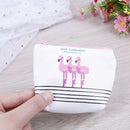 Women cute flamingo purse clutch wallet coin purse travel makeup  OZ