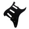 3Ply SSS 11 Holes Strat Electric Guitar Pickguard for FD (Black) A