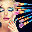 7pcs Makeup Brush Face Powder Blusher Foundation Heart Shape Brush Tool