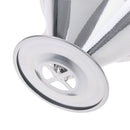 Reusable coffee filter holder stainless steel brew drip coffee funnel metal  JR