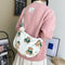 Korean Bear Crossbody Tote Bag Women Plush Casual Shoulder Dumpling Handbag