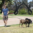 Double Leash Coupler for Large Dogs Adjustable Heavy Duty Nylon Splitter fo O7T4