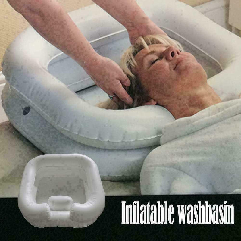 Easy Shampoo Inflatable Hair Washing Shampoo Basin Disabled Q1R4 For The El T0Y8