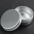 20 x Empty Cosmetics Pot Lip Balm Aluminum Jar Container Screw Cap 50ml