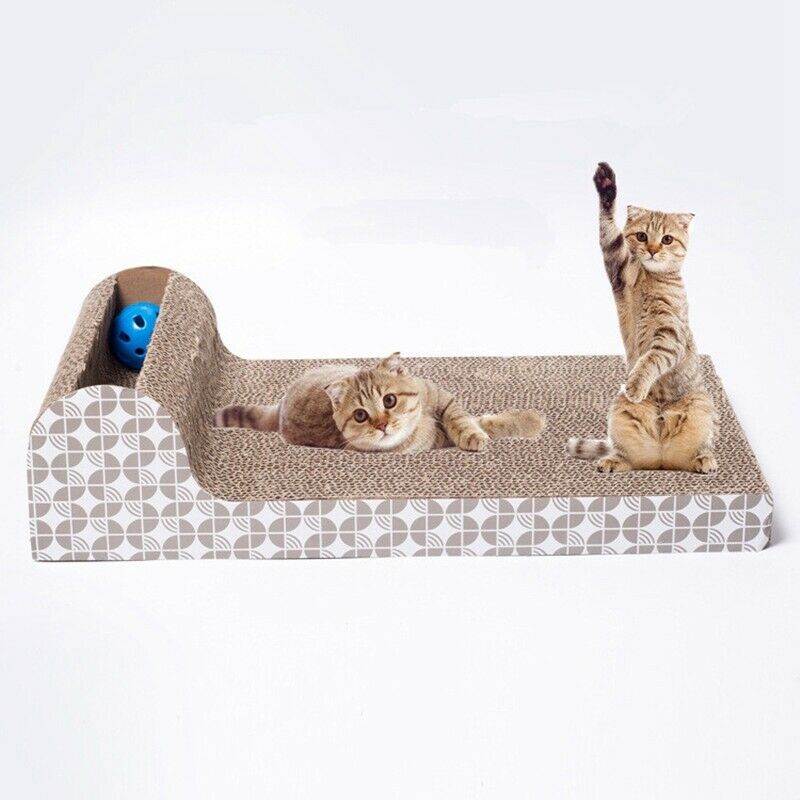 Pet Dog Cat Kitten Corrugated Cat Scratch Board Pad Scratcher Bed Mat Claws