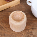 Natural Pure Handmade Bamboo Toothbrush Cups Water Cup Round Sourced Tea CupsJ3C