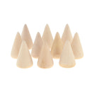 Necklace Finger Rings Jewelry Display Stand Holder Showing Rack Wooden Cones