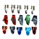 15pcs Colorful Thumb Picks Finger Nail Plectrum Set For Guitar Bass Banjo
