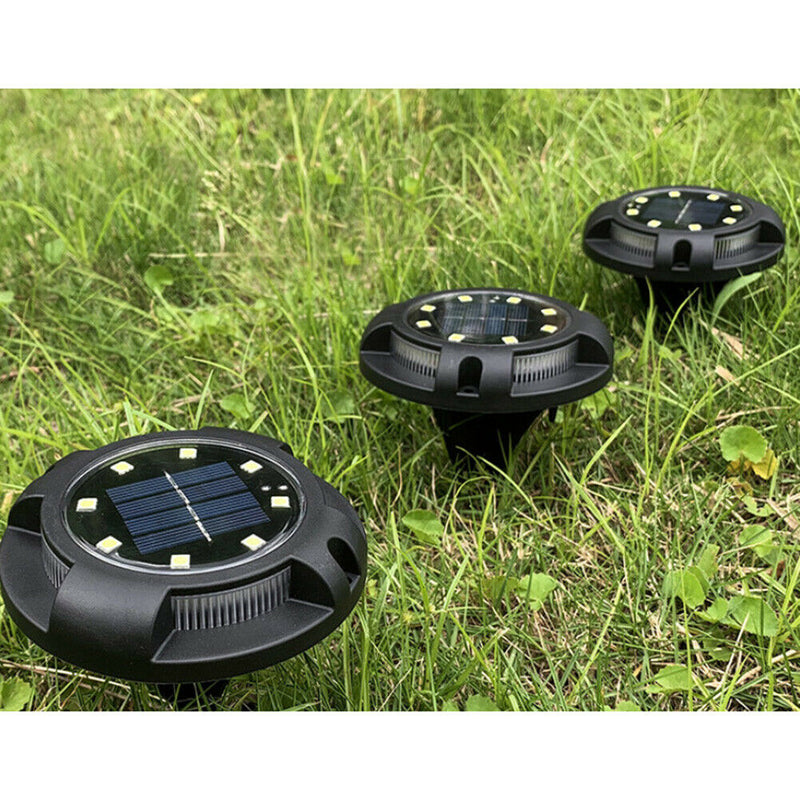 4pcs Waterproof LED Solar Outdoor Ground Lawn Lamp Landscape Night Light