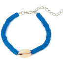 Bohemian Style Simple Rope Woven Beaded Blue Metal Ball Shell Pineapple Bra