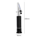 Handheld Salinity Refractometer Aquarium Sea Water Salt Hydrometer Tester A