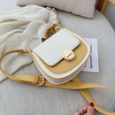 Women'S Contrast Crossbody Bag Mini Shoulder Bag Women'S Pu Travel Wallet A