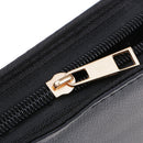 Pencil Pen Case Fountain Pen Pouch Pocket Portable Bag PU Leather Black