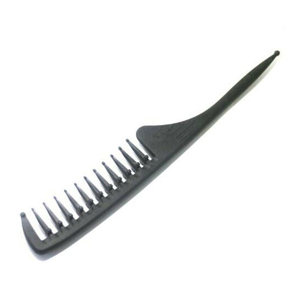 Three-Row Flu-ffy Crescent Detangler Hairdressing Comb, Massages Your Scalp