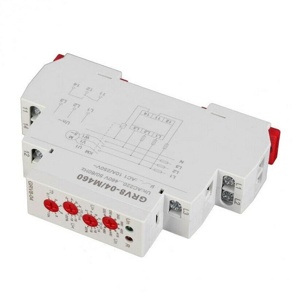 GRV8-04 M460 3-Phase Voltage Monitoring Relay Phase Sequence Phase Failure PZ7S7