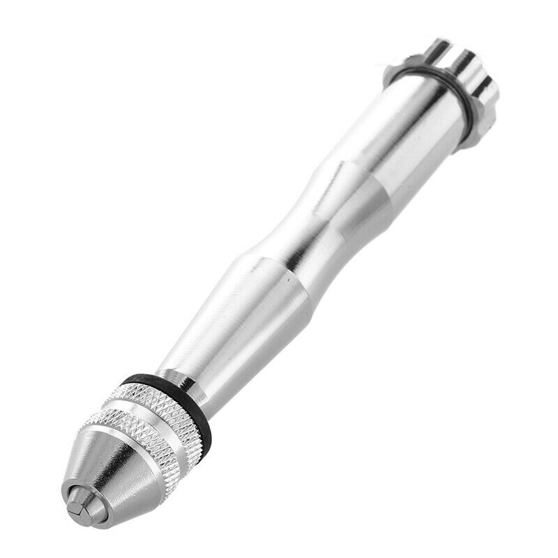Mini Micro Aluminum Hand Drill Drilling With Keyless Chuck +10 Twist Drills