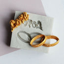 Love Letter Ring Shape Fondant Silicone Mold Chocolate Mold Cake Decor Tool MO