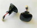 2PCS Dynamic Smoked Side Marker Signal Lamp Amber LED Light For AUDI A3 A4 S4 B5