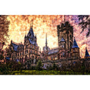Castle Paper Puzzles 1000pcs Picture Assemble for Adults Kids Jigsaw Toys