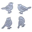 Bird DIY Metal Embroidery Puzzle Stencil Scrapbook Craft Cutting Die