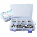 140PCS 304 Stainless Steel Single Ear & Clamp/Ear Hose Clamps Crimping Tool Kit