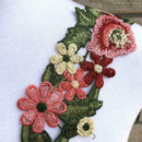 Flower Embroidered Trim Lace Ribbon DIY Wedding Sewing Craft Applique Suppl D2K3