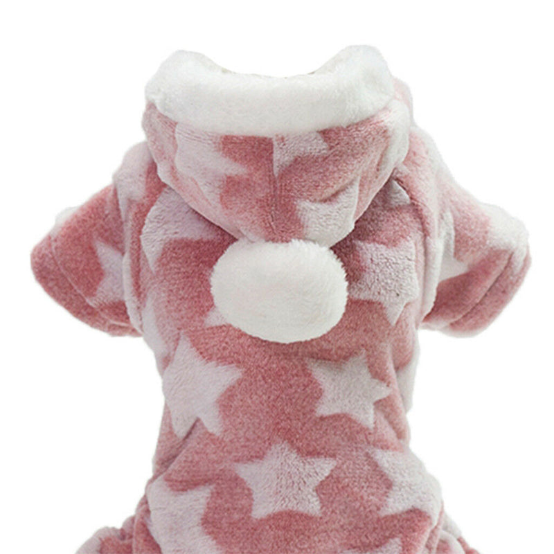 2pcs Dog Sweater Bulldog Christmas Sweater Clothes Puppy Winter Warm Coat