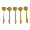 5pcs Stylist Stainless Lovers Cherry blossoms Measuring Spoons Tea Coffee S