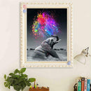 5D Elephant Diamond Painting Embroidery DIY Cross Stitch Mosaic Home Decor