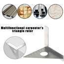 Woodworking Ruler Square Layout Miter Triangle Ruler 45Degree 90Degree Metric.