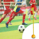 Detachable Soccer Football Corner Pole & Flag Post Base ABS Home Set F2Z6