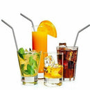 Drinking Straws Reusable Stainless Steel Straws Set of 5, 2pcs 10.5 inch Be V2Q1